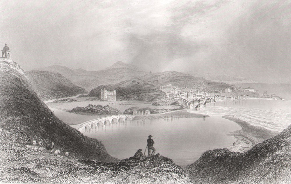 Banff. Scotland. BARTLETT c1840 old antique vintage print picture